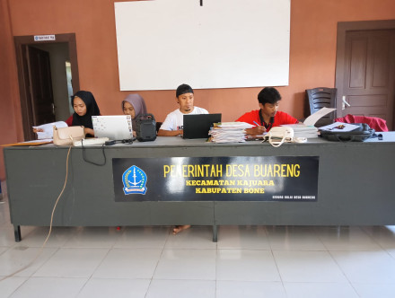 Album : KKN UNCAPI Membantu Update SID Desa Buareng